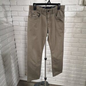 RW&CO Men's Size 30/32 Tan Slim Zipper & Button Closure Casual Pants